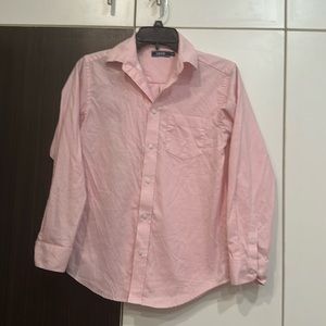 ZOD Boys' Long Sleeve Solid Button-Down Collared Oxford Shirt with Chest Pocket